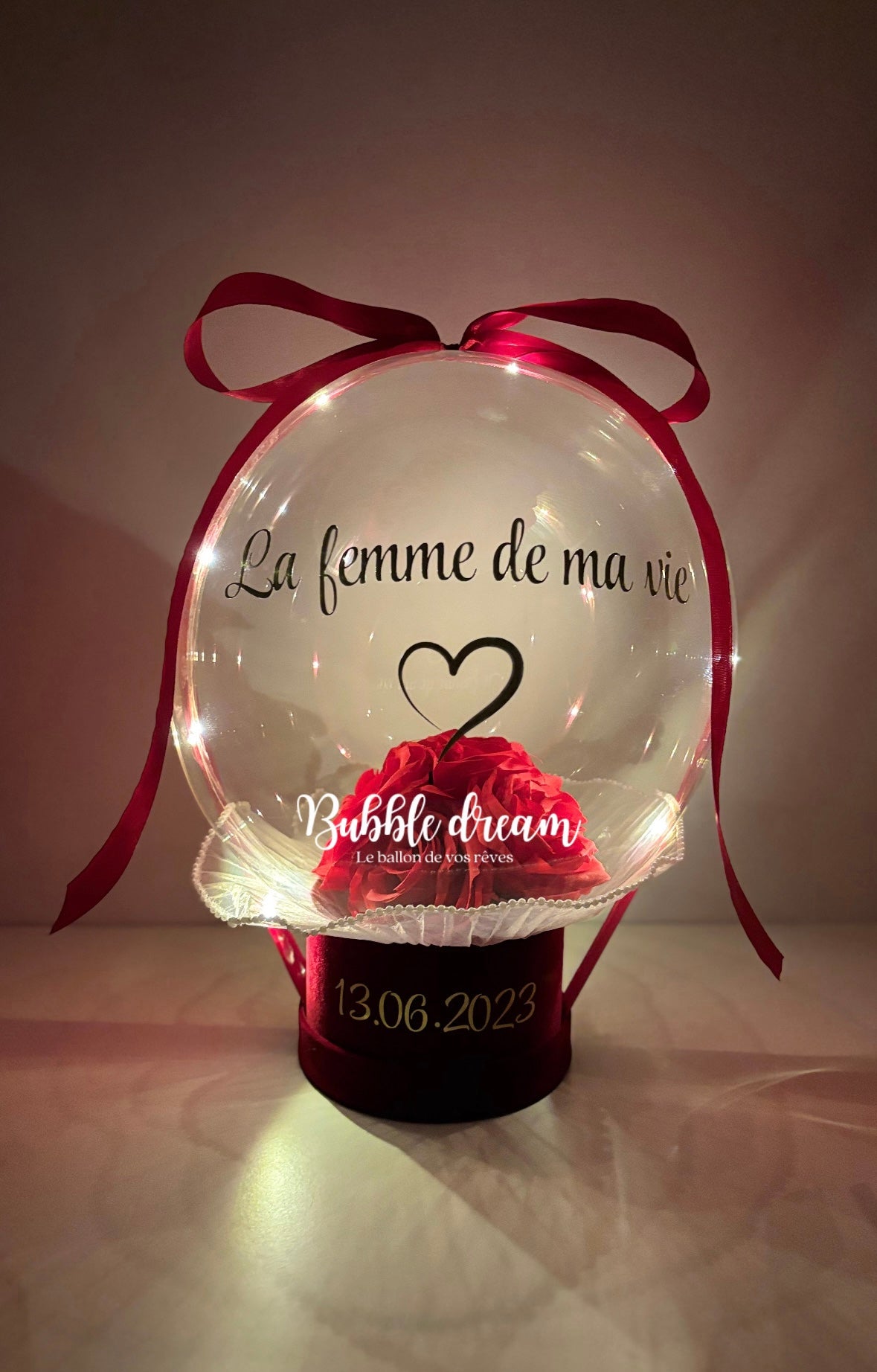 Bubble Blossom Red passion