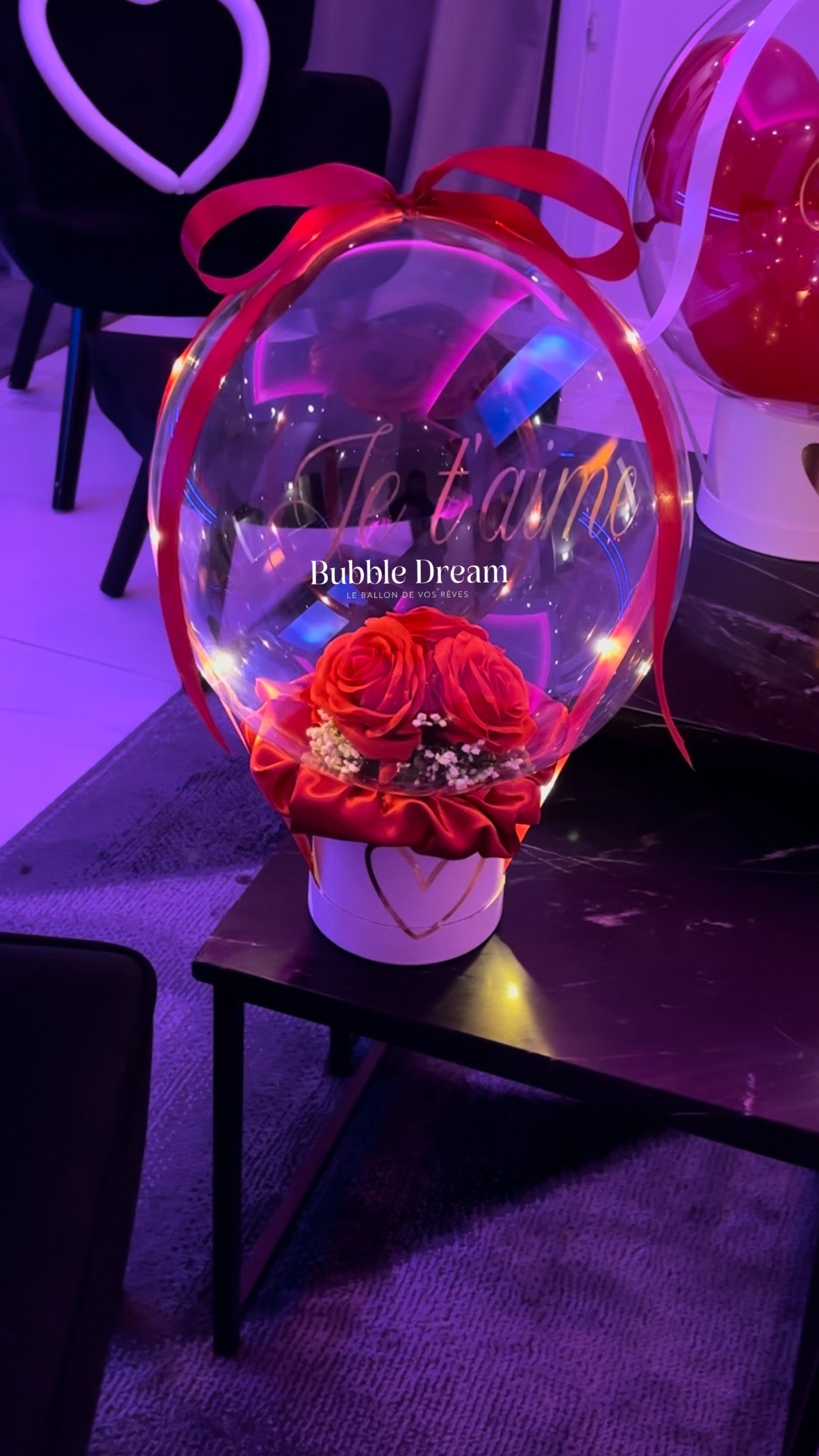 Bubble Blossom Red passion