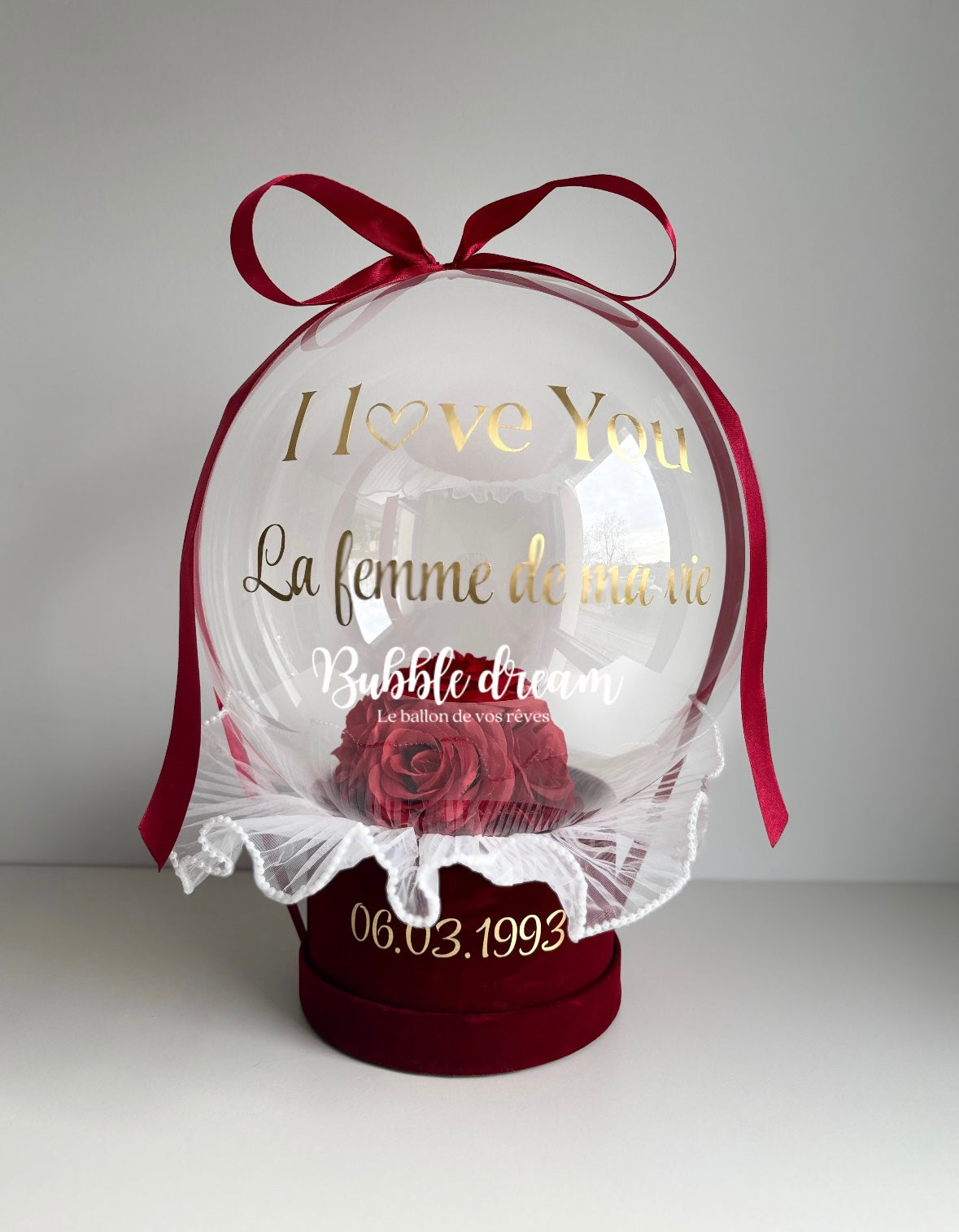 Bubble Blossom Red passion