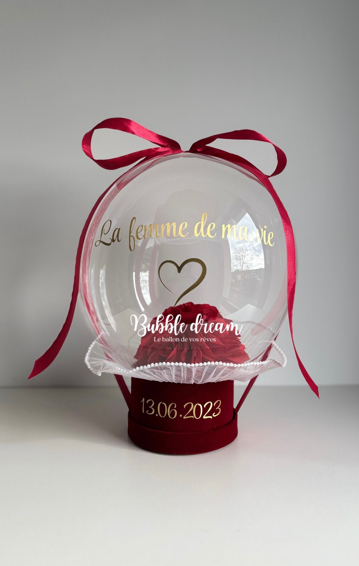 Bubble Blossom Red passion