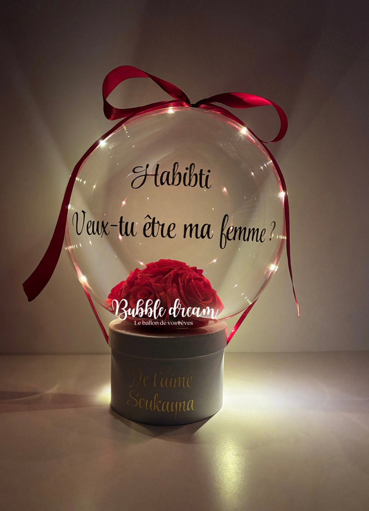 Bubble Blossom Red passion