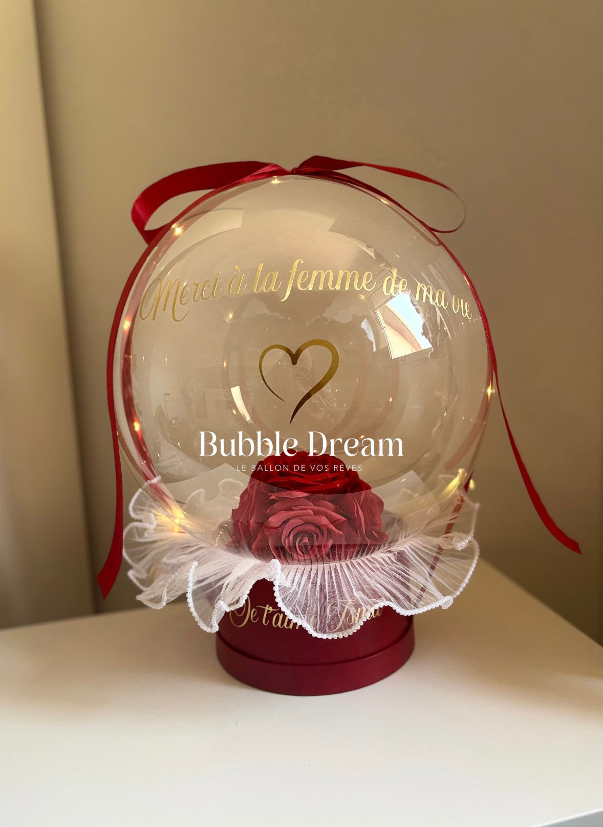 Bubble Blossom Red passion