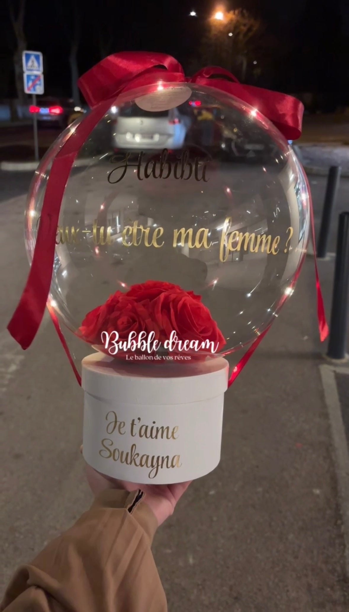 Bubble Blossom Red passion