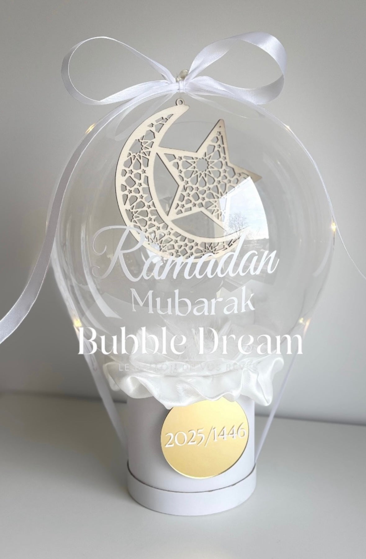 Plaque ronde plexi