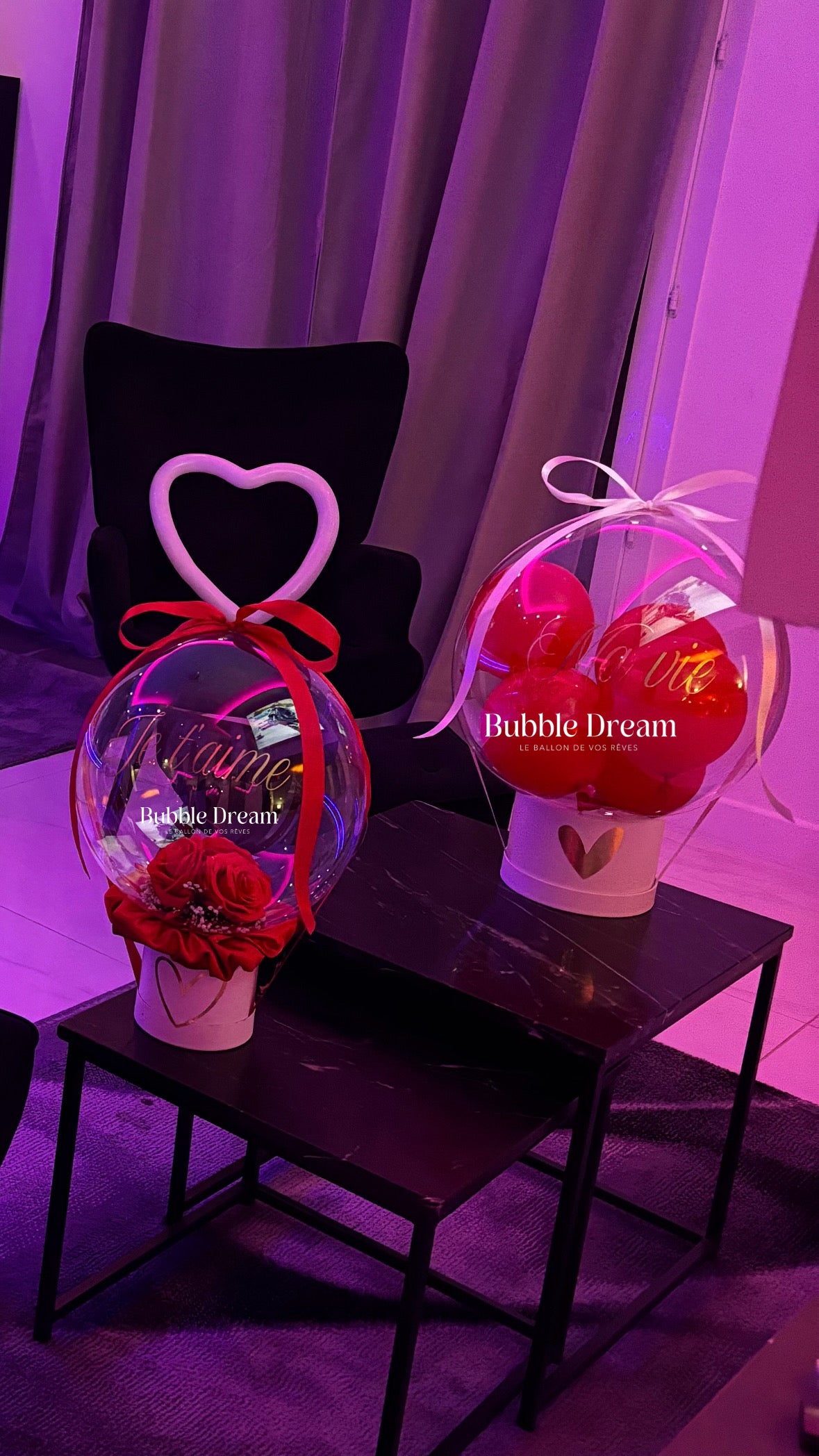 Bubble Blossom Red passion