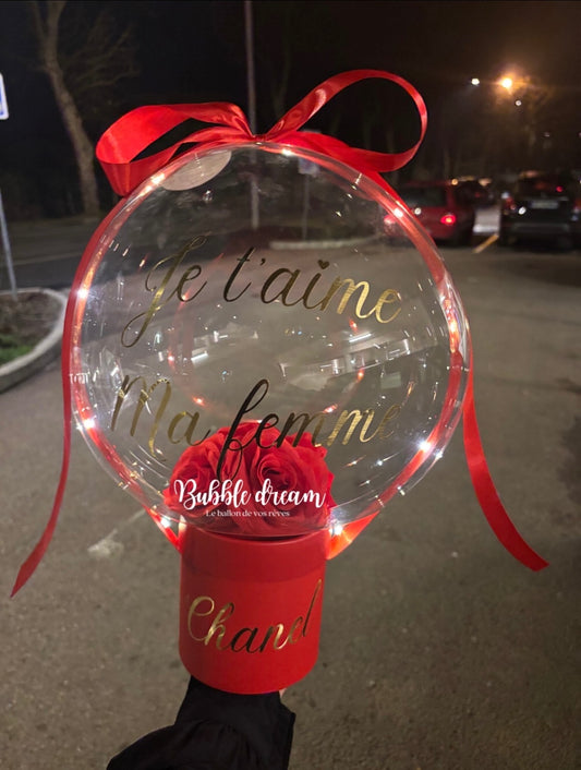 Bubble Blossom Red passion